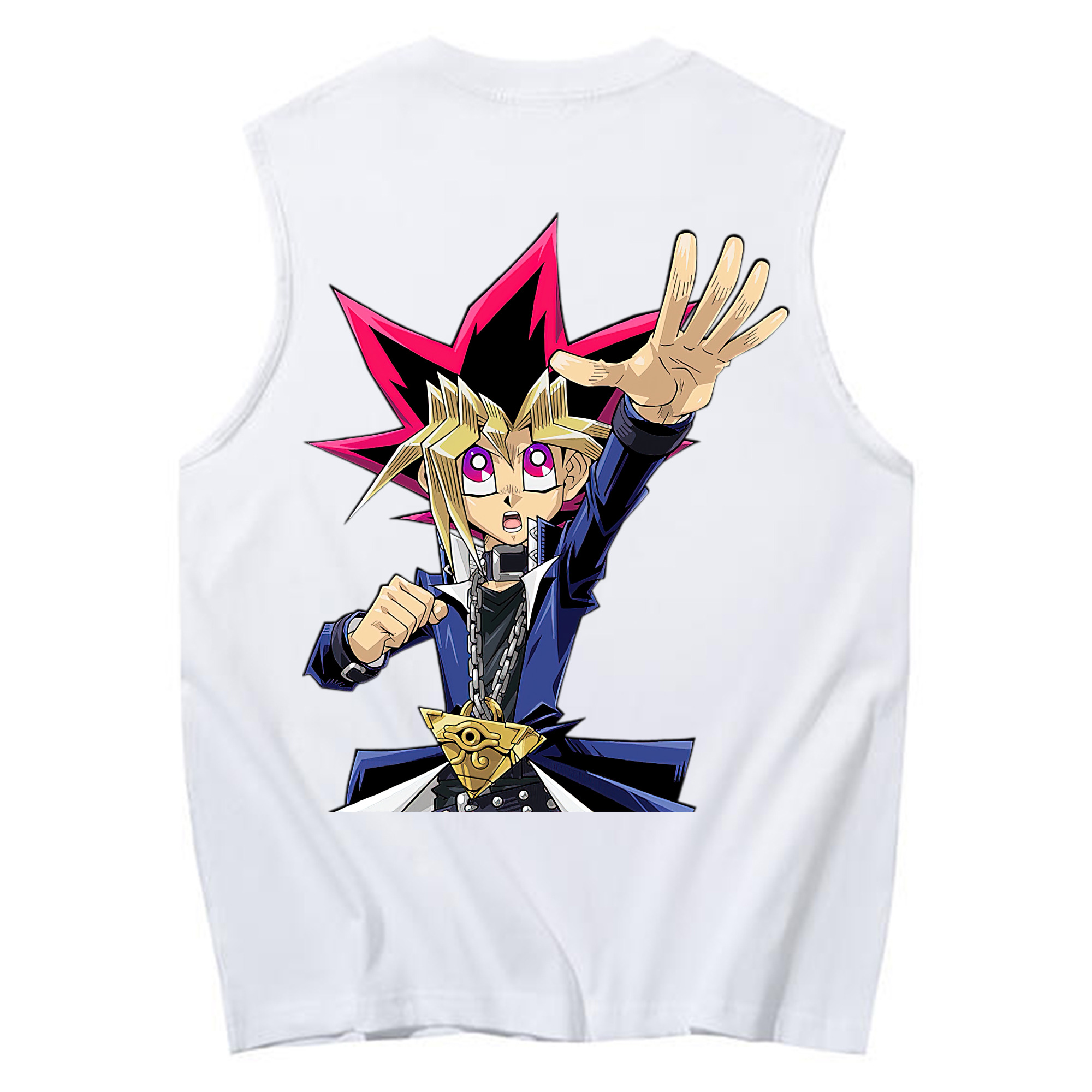 （画像用） 遊☆戯☆王 Yu-Gi-Oh! コットン100％タンクトップ（背面プリント）