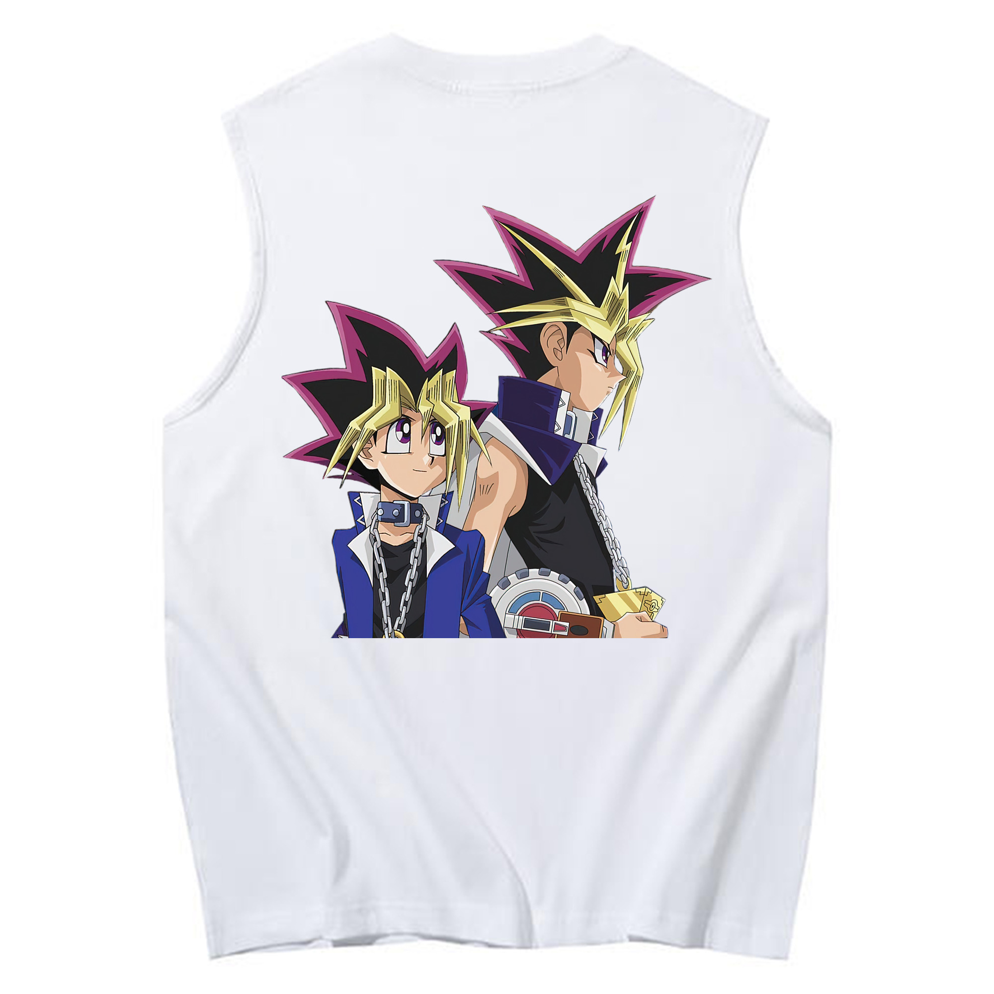 （画像用） 遊☆戯☆王 Yu-Gi-Oh! コットン100％タンクトップ（背面プリント）