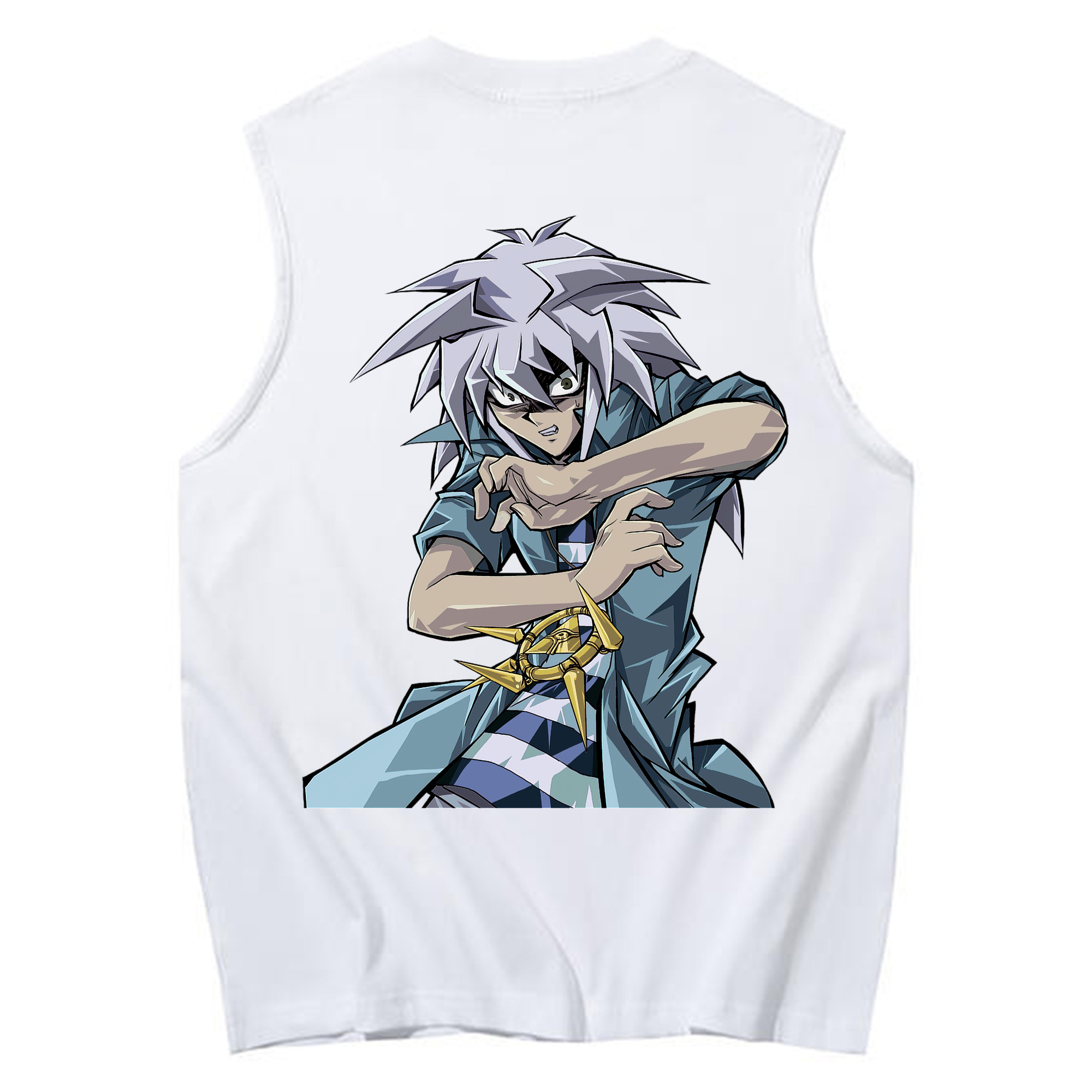 （画像用） 遊☆戯☆王 Yu-Gi-Oh! コットン100％タンクトップ（背面プリント）