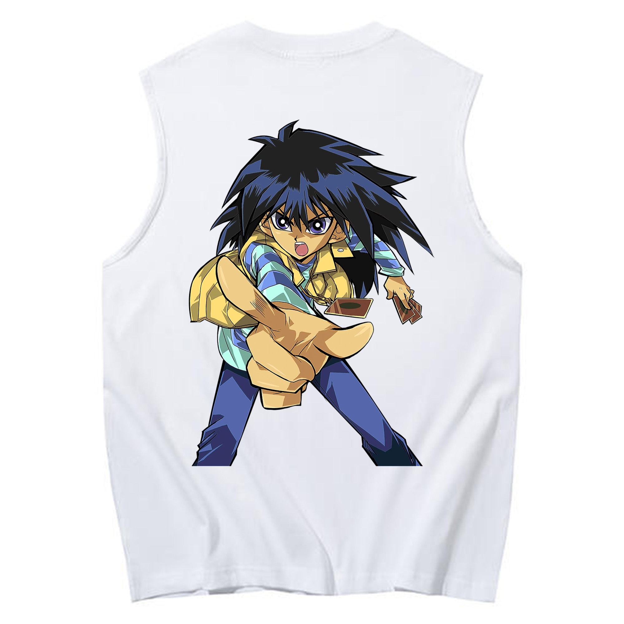 （画像用） 遊☆戯☆王 Yu-Gi-Oh! コットン100％タンクトップ（背面プリント）