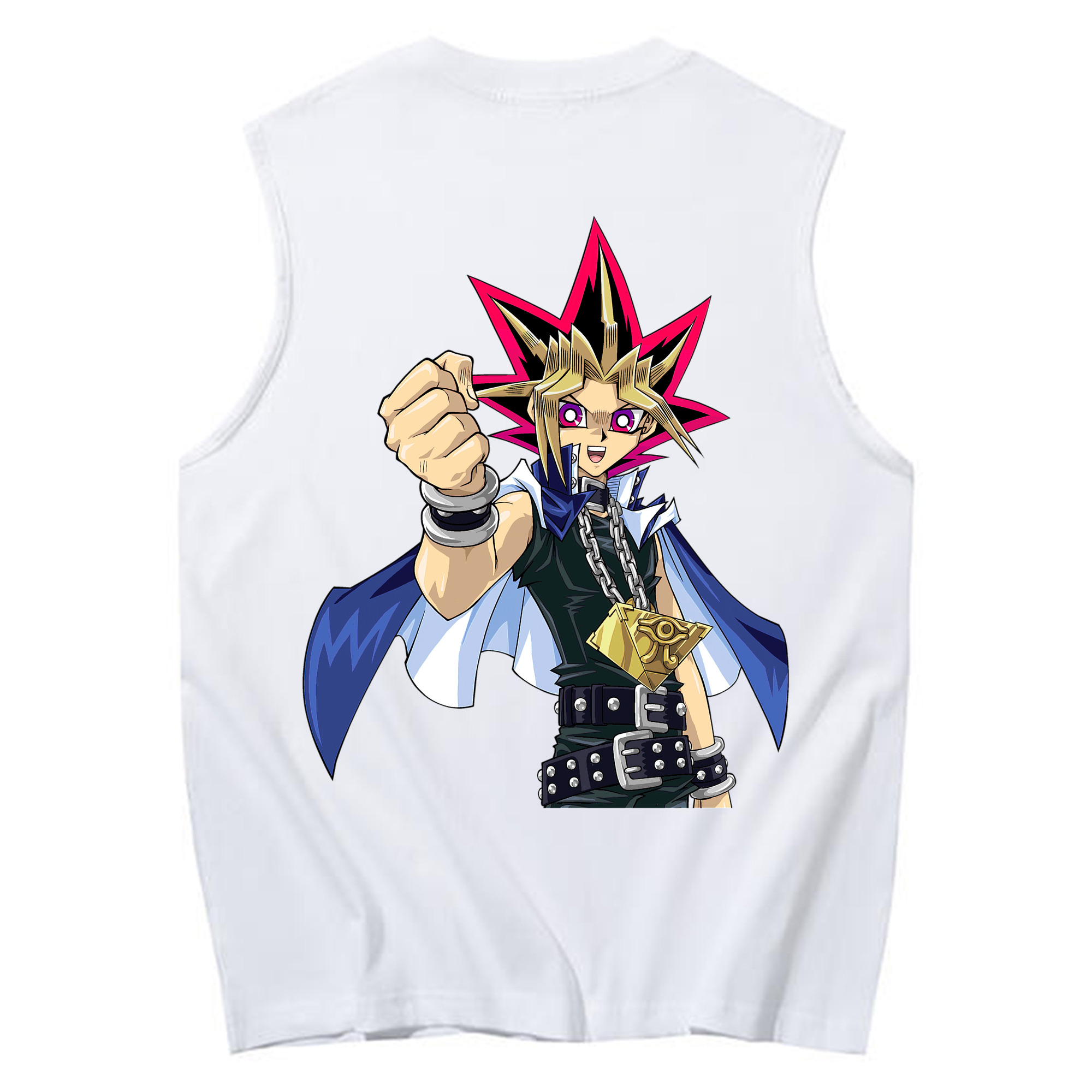 （画像用） 遊☆戯☆王 Yu-Gi-Oh! コットン100％タンクトップ（背面プリント）