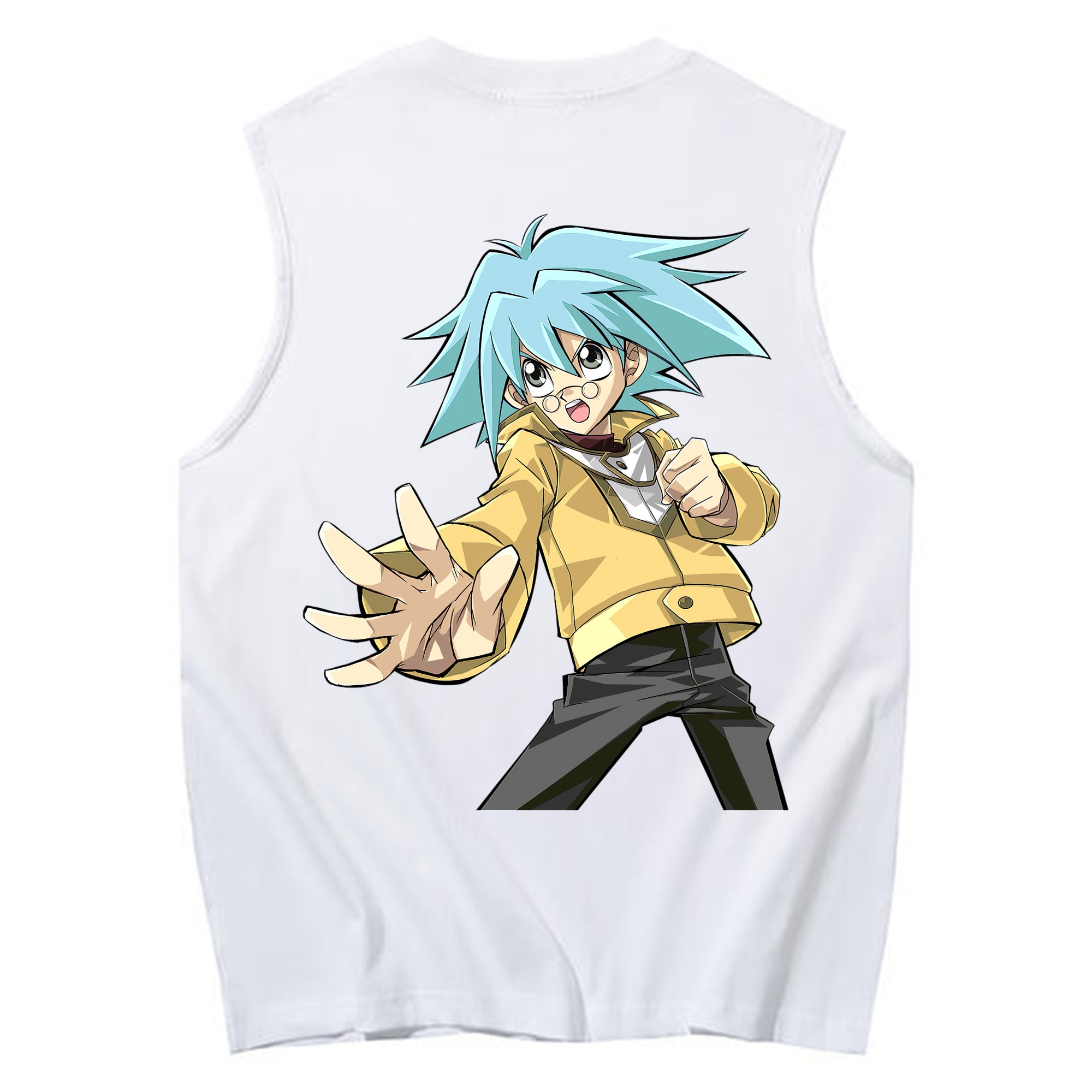 （画像用） 遊☆戯☆王 Yu-Gi-Oh! コットン100％タンクトップ（背面プリント）