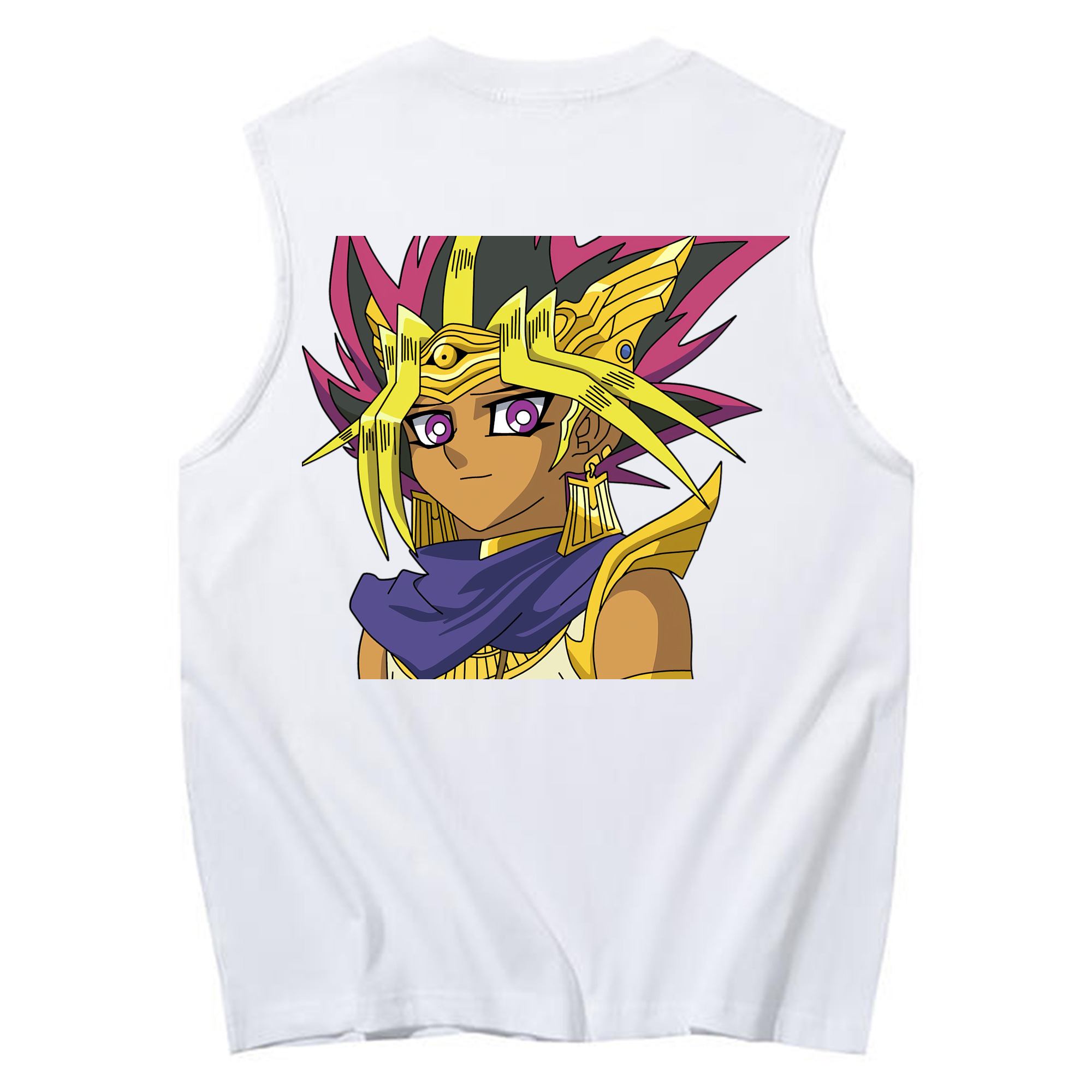 （画像用） 遊☆戯☆王 Yu-Gi-Oh! コットン100％タンクトップ（背面プリント）