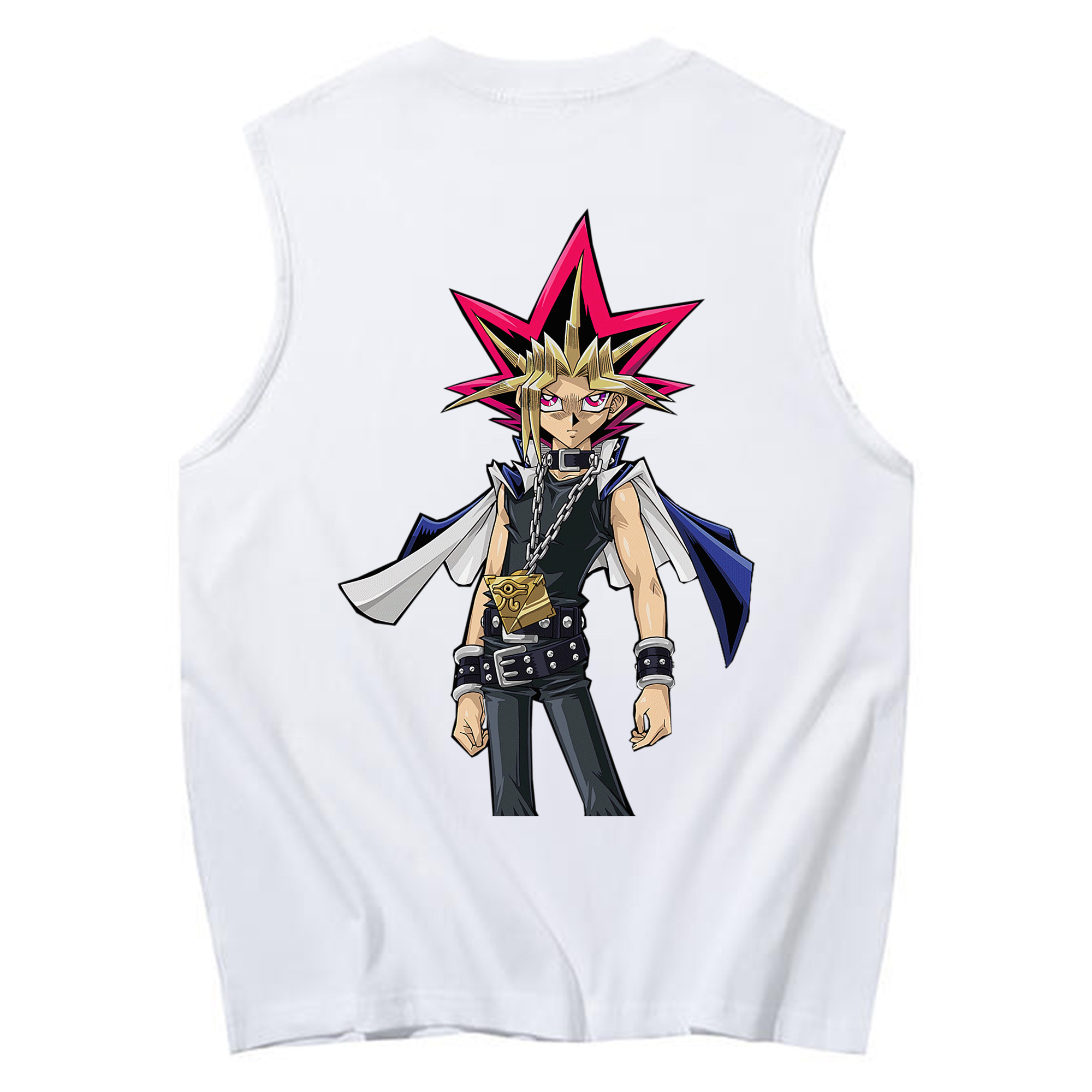 （画像用） 遊☆戯☆王 Yu-Gi-Oh! コットン100％タンクトップ（背面プリント）