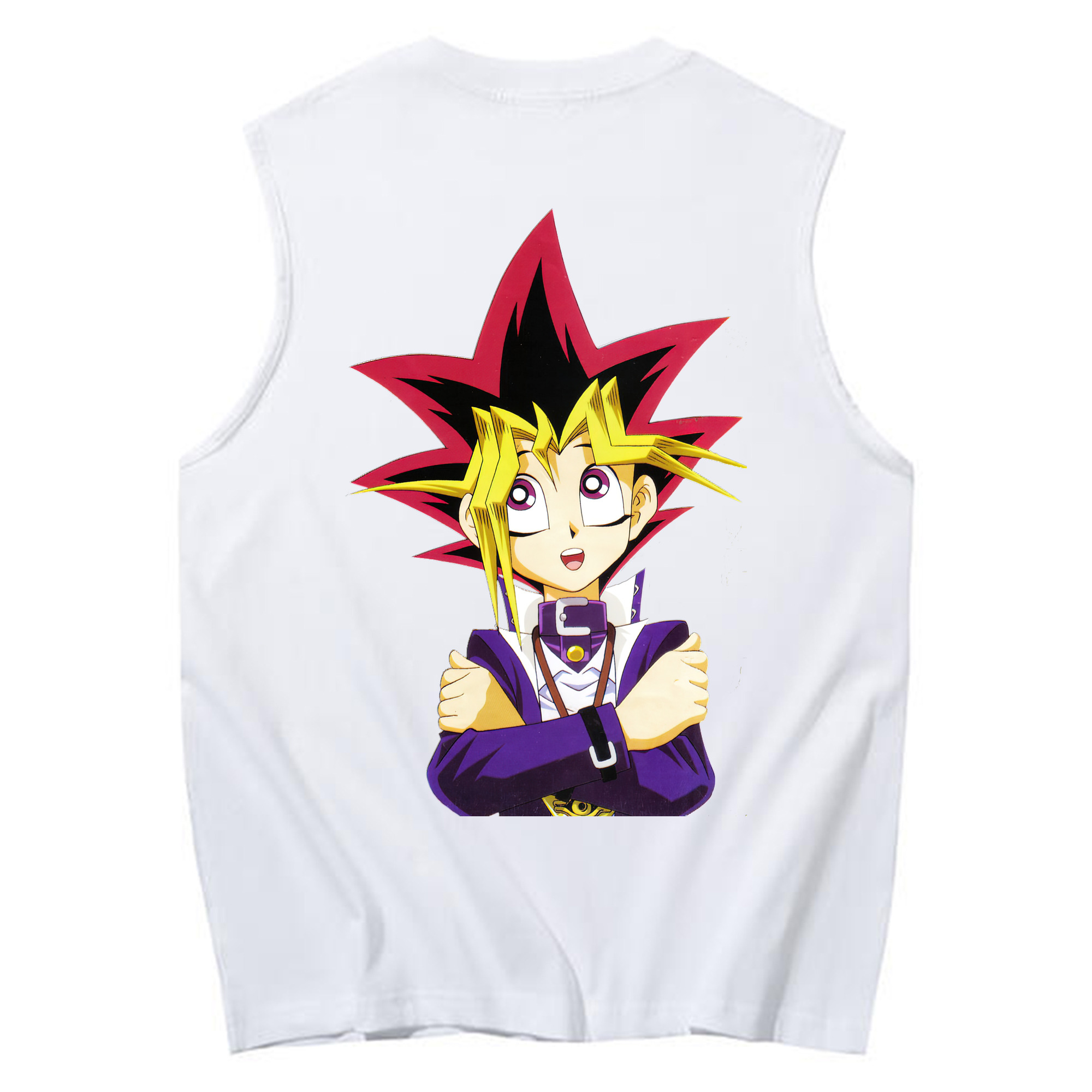 （画像用） 遊☆戯☆王 Yu-Gi-Oh! コットン100％タンクトップ（背面プリント）