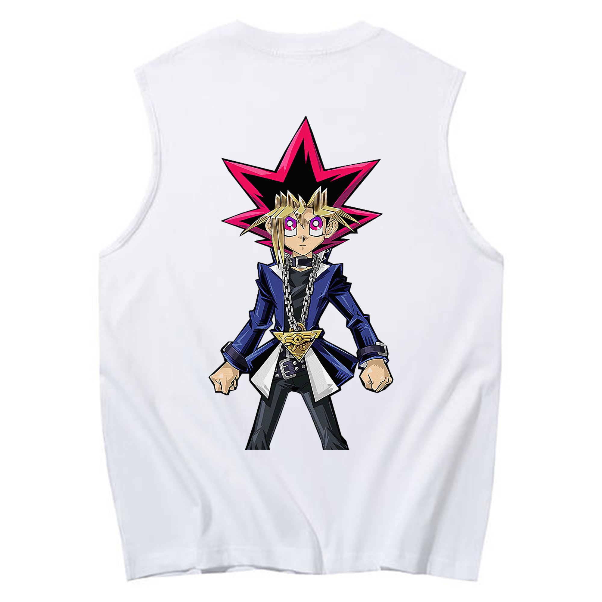 （画像用） 遊☆戯☆王 Yu-Gi-Oh! コットン100％タンクトップ（背面プリント）