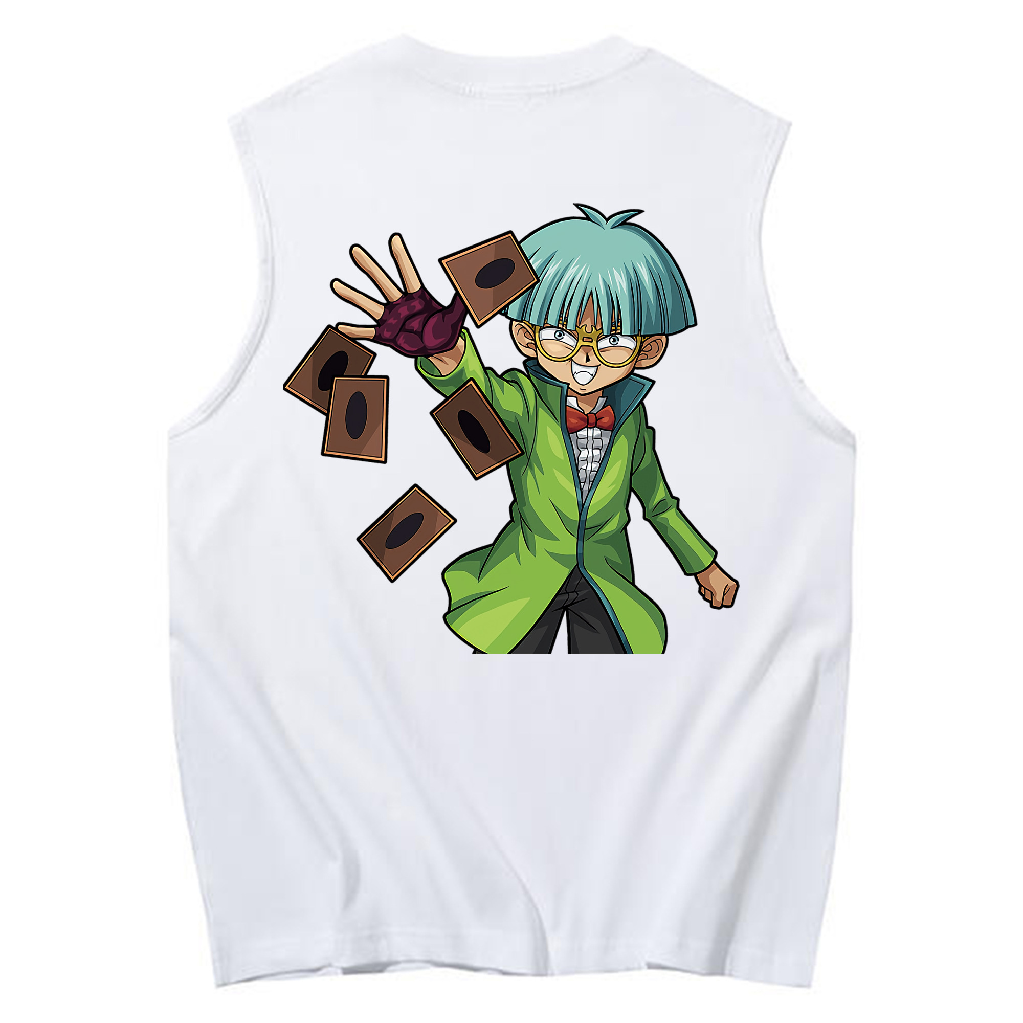 （画像用） 遊☆戯☆王 Yu-Gi-Oh! コットン100％タンクトップ（背面プリント）