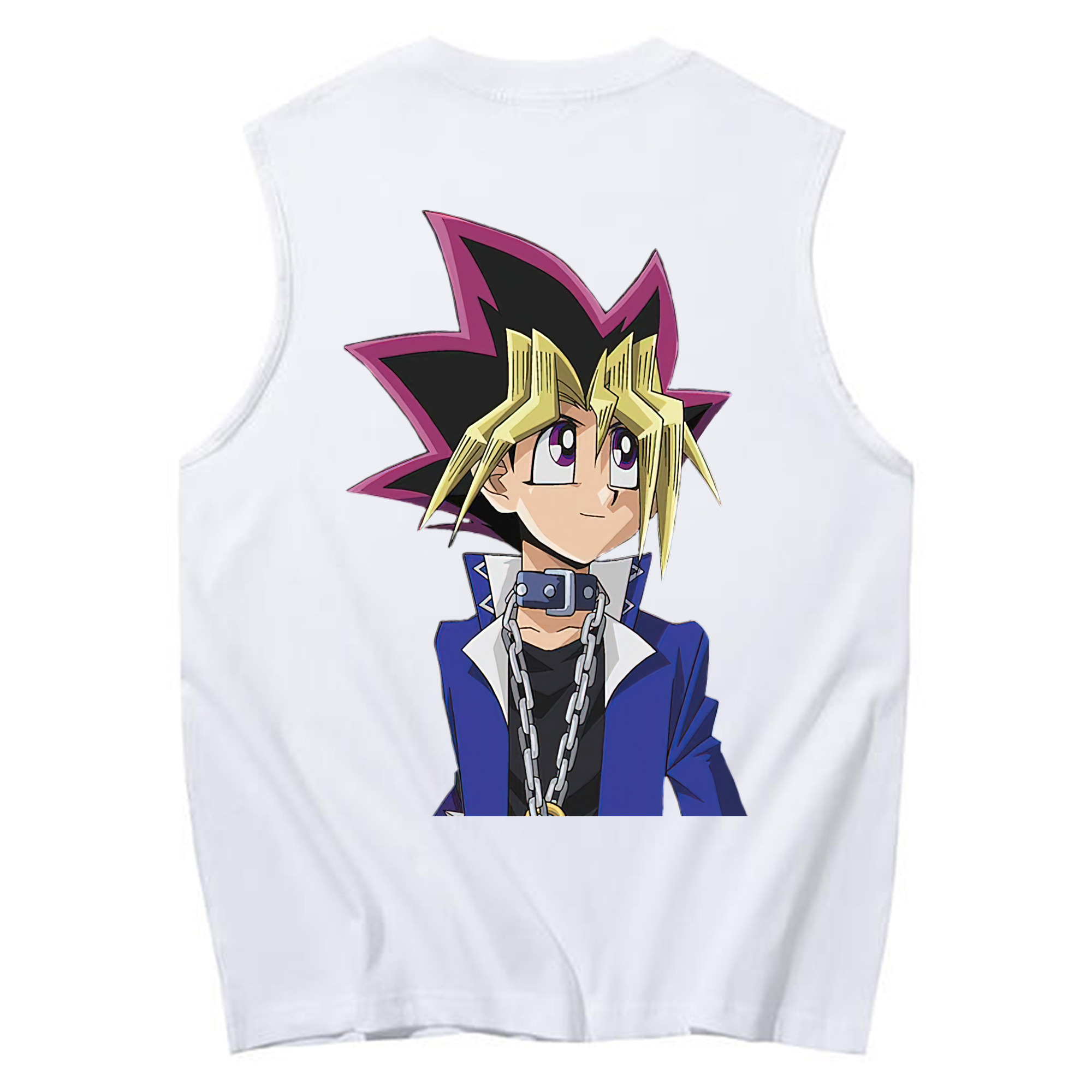 （画像用） 遊☆戯☆王 Yu-Gi-Oh! コットン100％タンクトップ（背面プリント）
