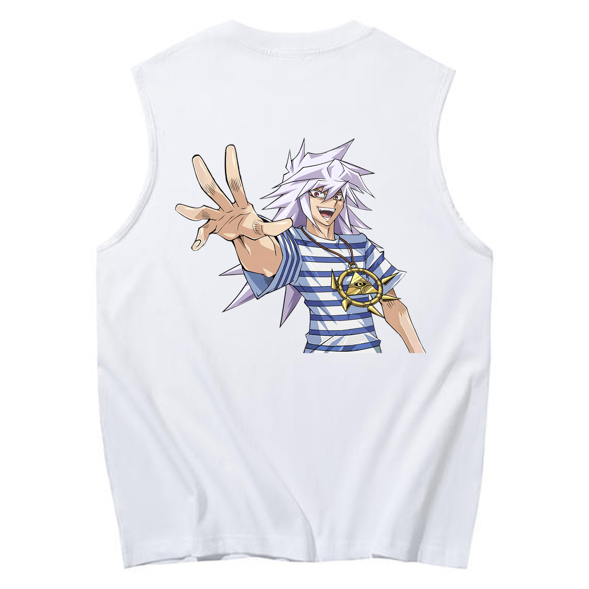 （画像用） 遊☆戯☆王 Yu-Gi-Oh! コットン100％タンクトップ（背面プリント）