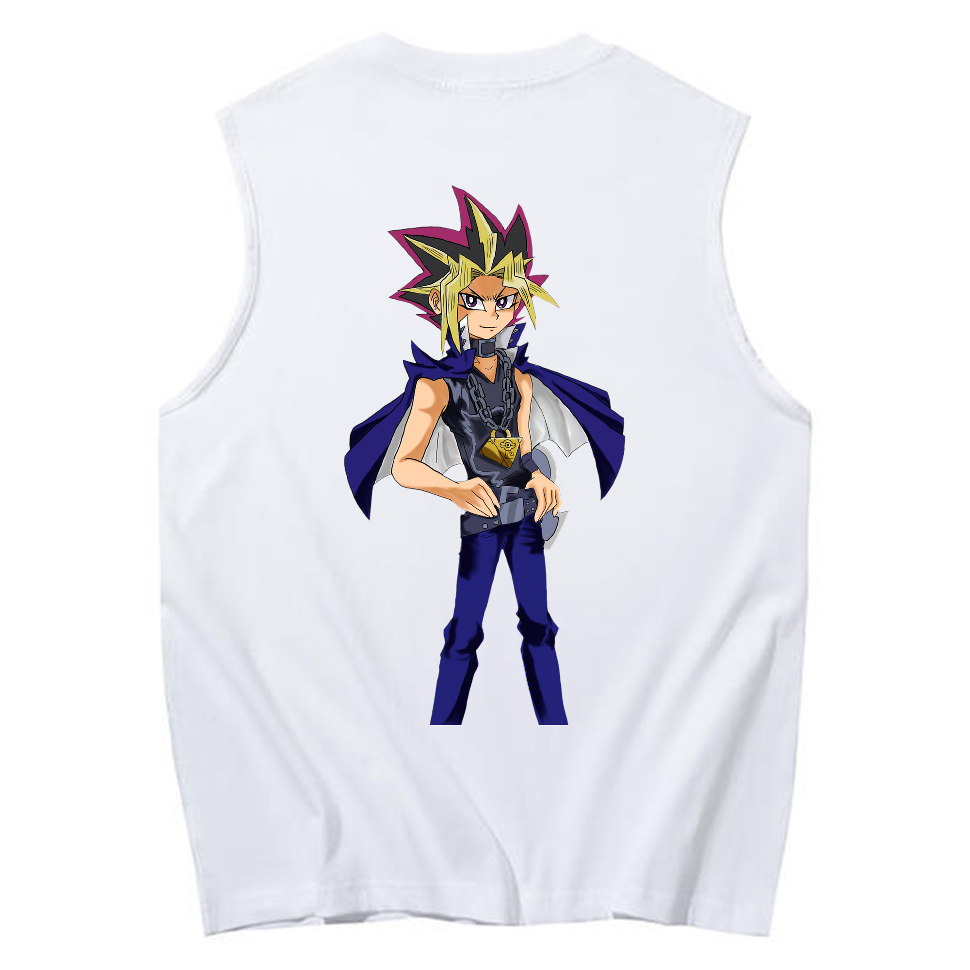 （画像用） 遊☆戯☆王 Yu-Gi-Oh! コットン100％タンクトップ（背面プリント）