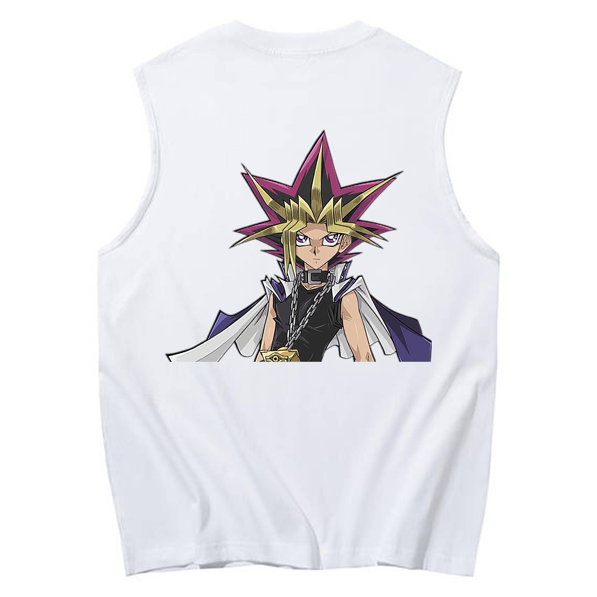 （画像用） 遊☆戯☆王 Yu-Gi-Oh! コットン100％タンクトップ（背面プリント）
