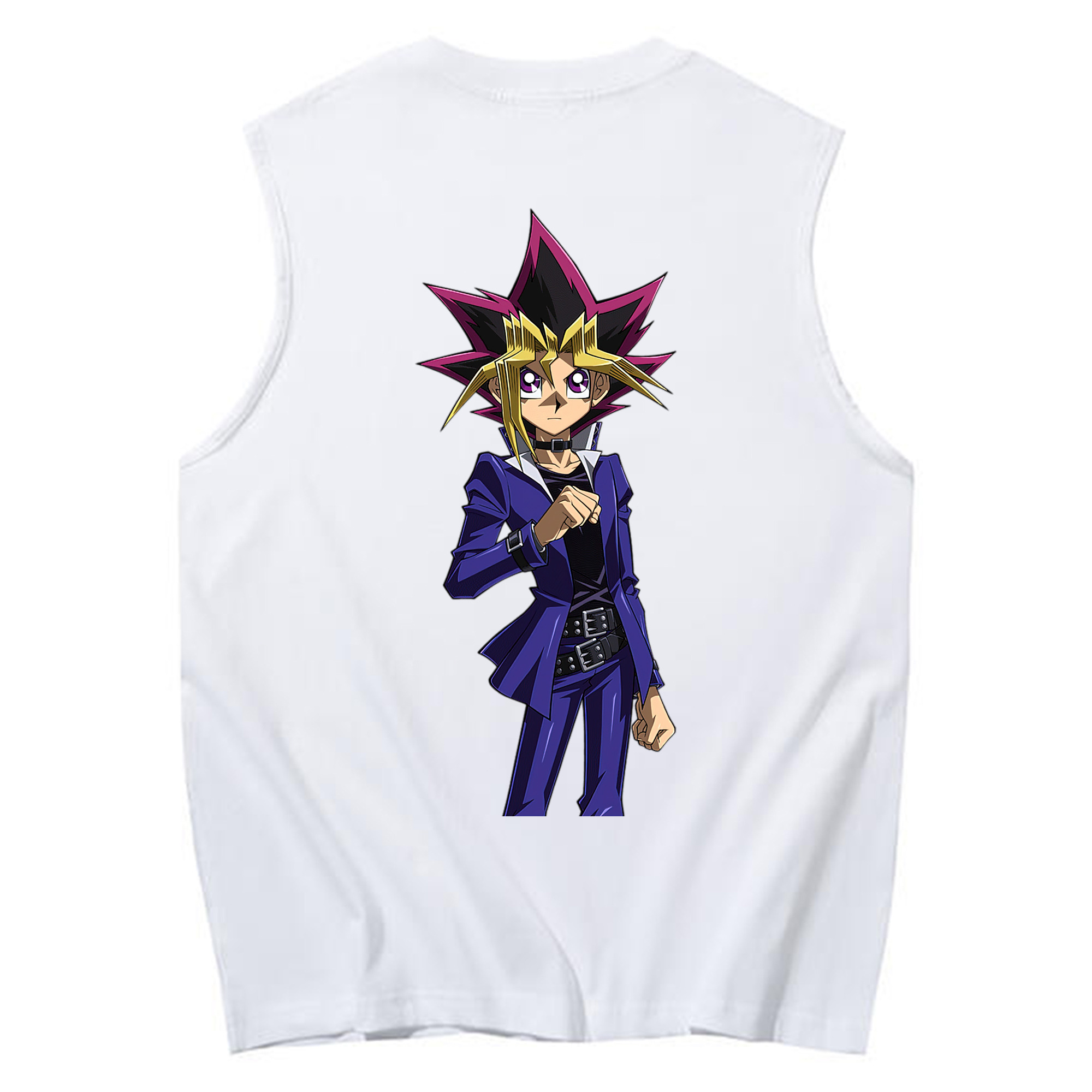 （画像用） 遊☆戯☆王 Yu-Gi-Oh! コットン100％タンクトップ（背面プリント）