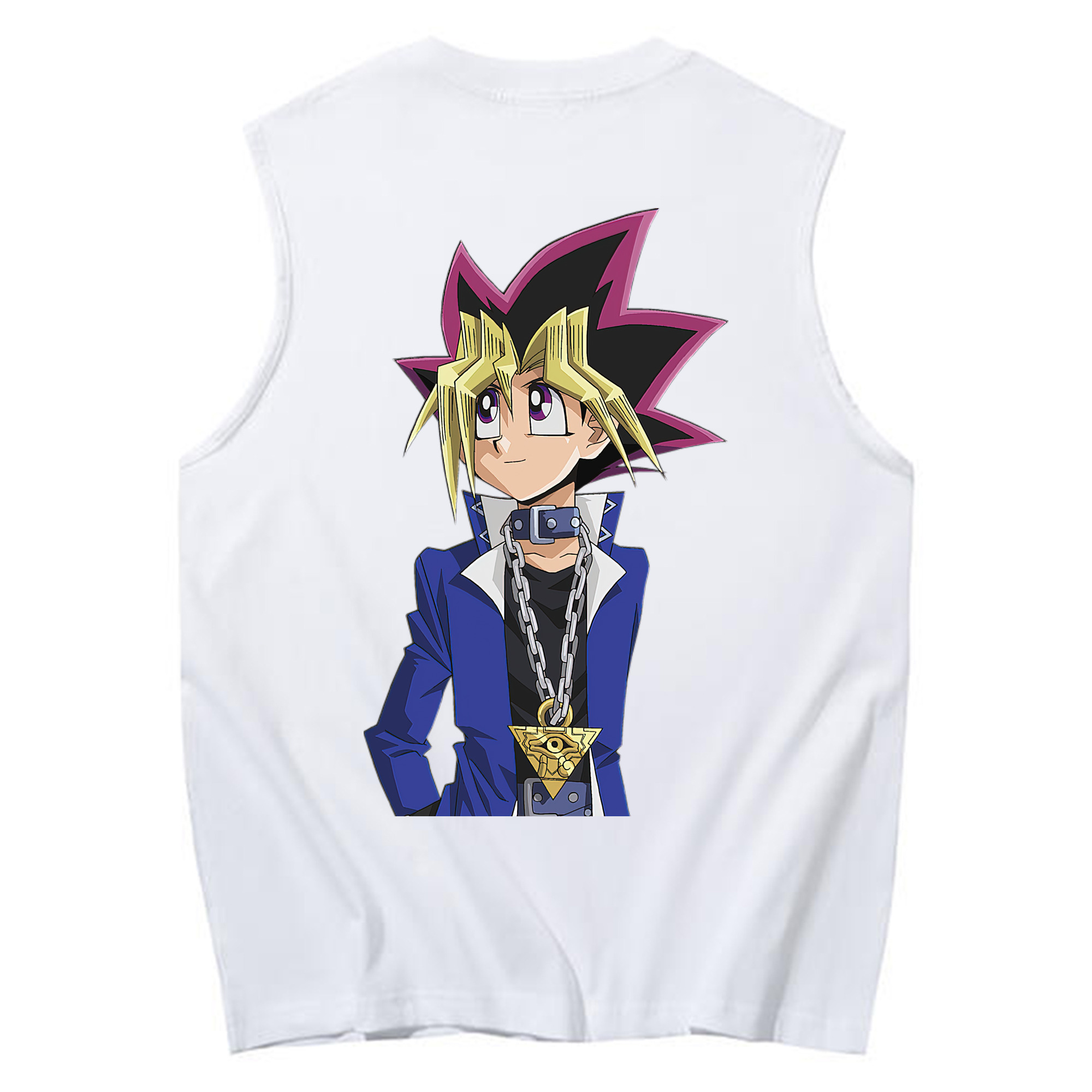 （画像用） 遊☆戯☆王 Yu-Gi-Oh! コットン100％タンクトップ（背面プリント）