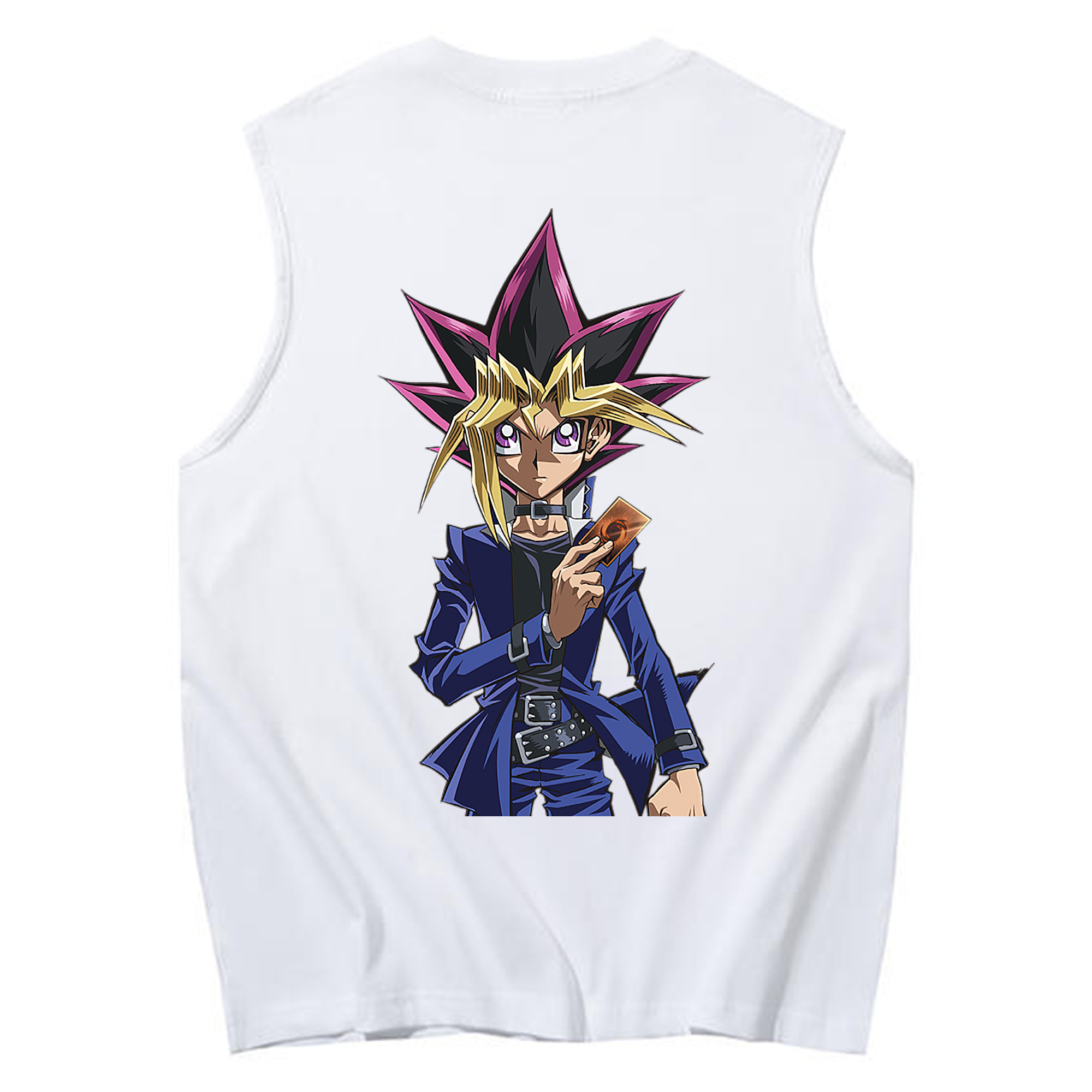 （画像用） 遊☆戯☆王 Yu-Gi-Oh! コットン100％タンクトップ（背面プリント）