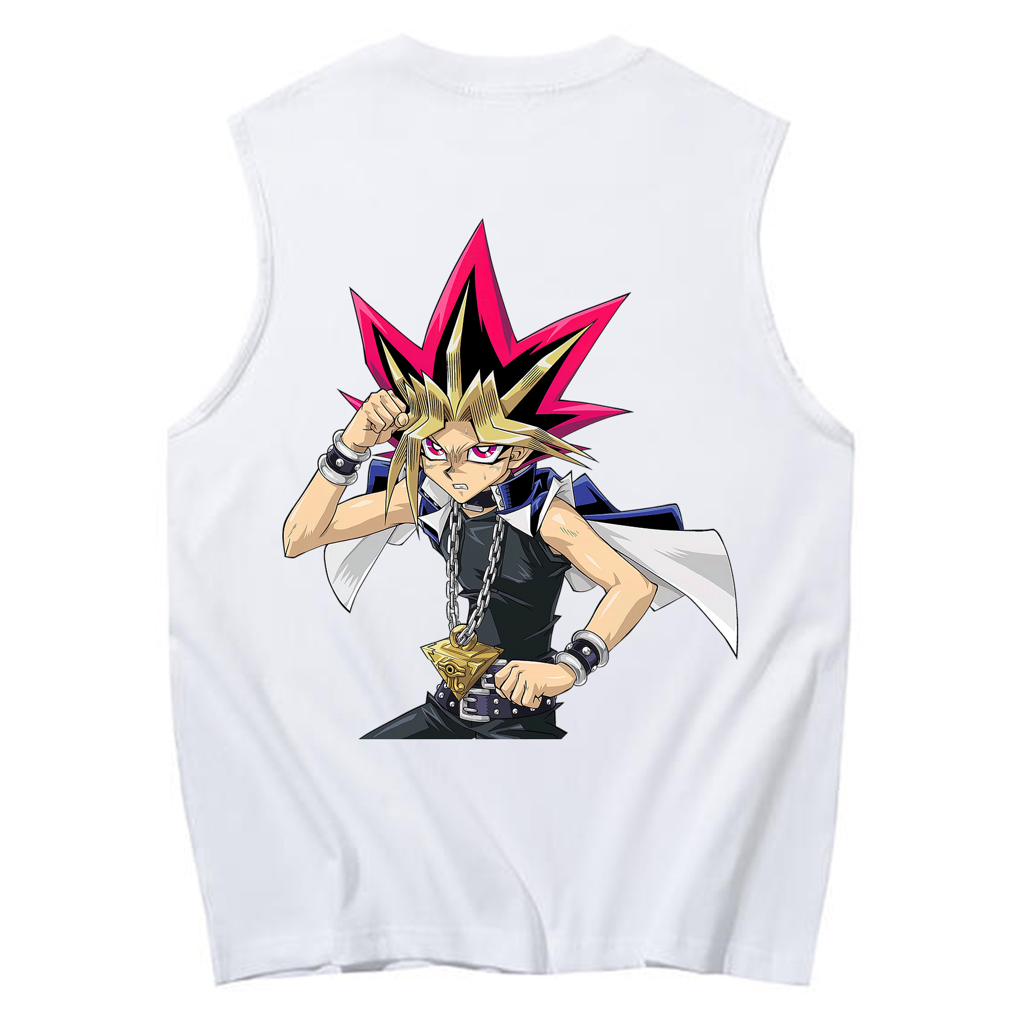 （画像用） 遊☆戯☆王 Yu-Gi-Oh! コットン100％タンクトップ（背面プリント）