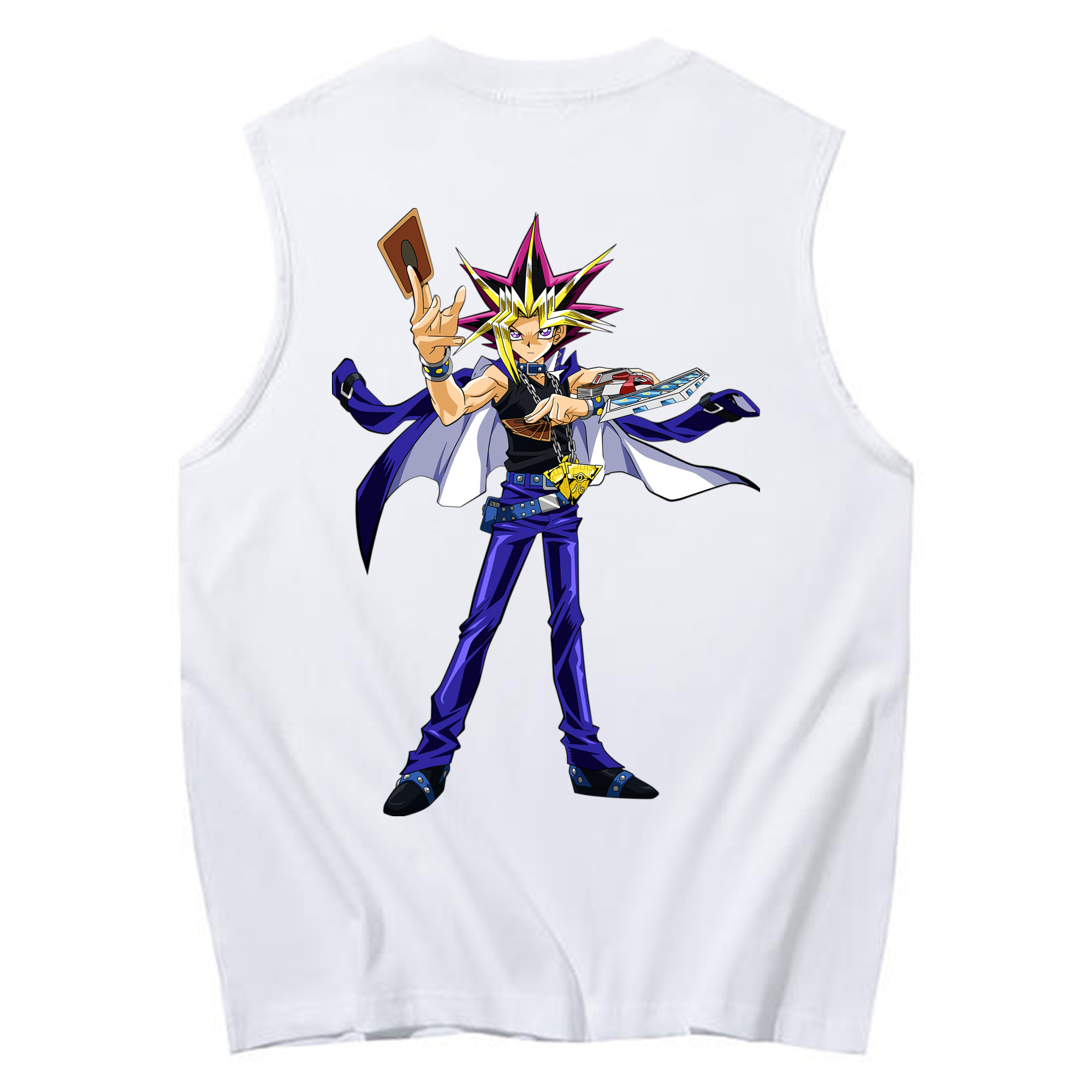 （画像用） 遊☆戯☆王 Yu-Gi-Oh! コットン100％タンクトップ（背面プリント）
