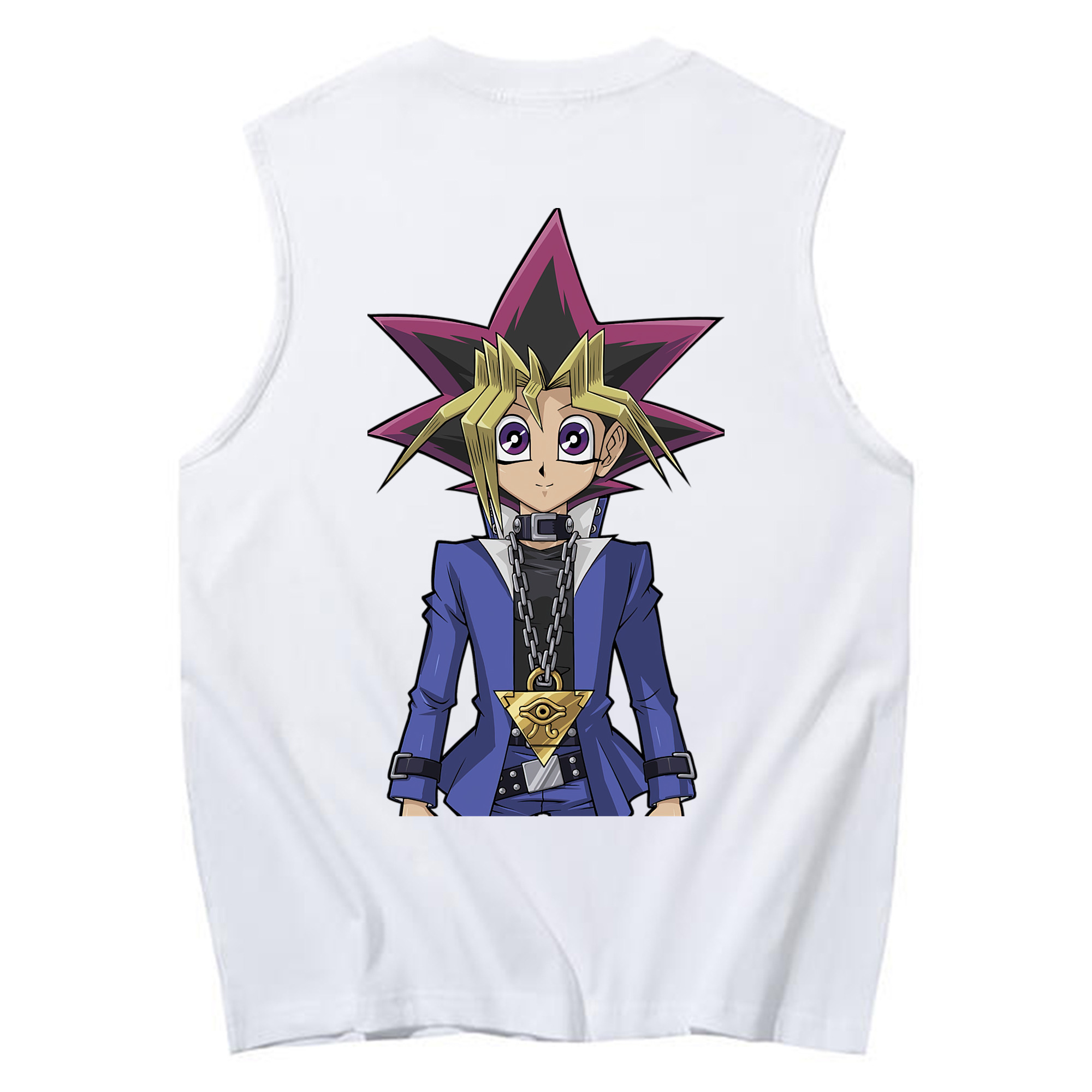 （画像用） 遊☆戯☆王 Yu-Gi-Oh! コットン100％タンクトップ（背面プリント）