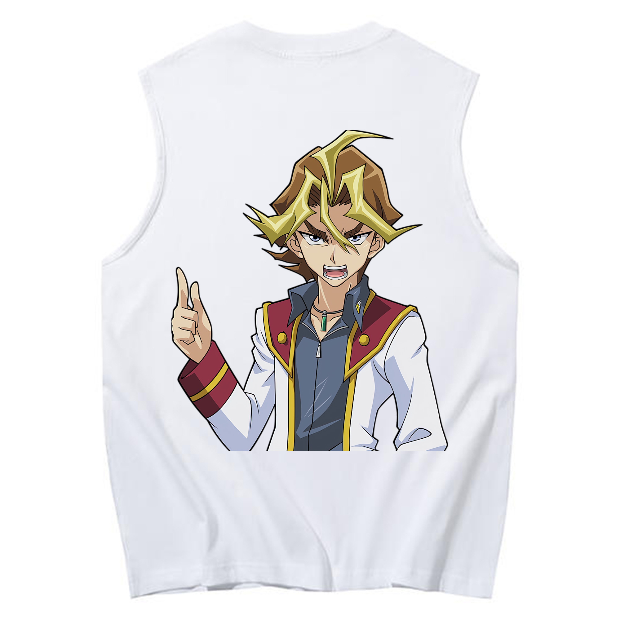 （画像用） 遊☆戯☆王 Yu-Gi-Oh! コットン100％タンクトップ（背面プリント）