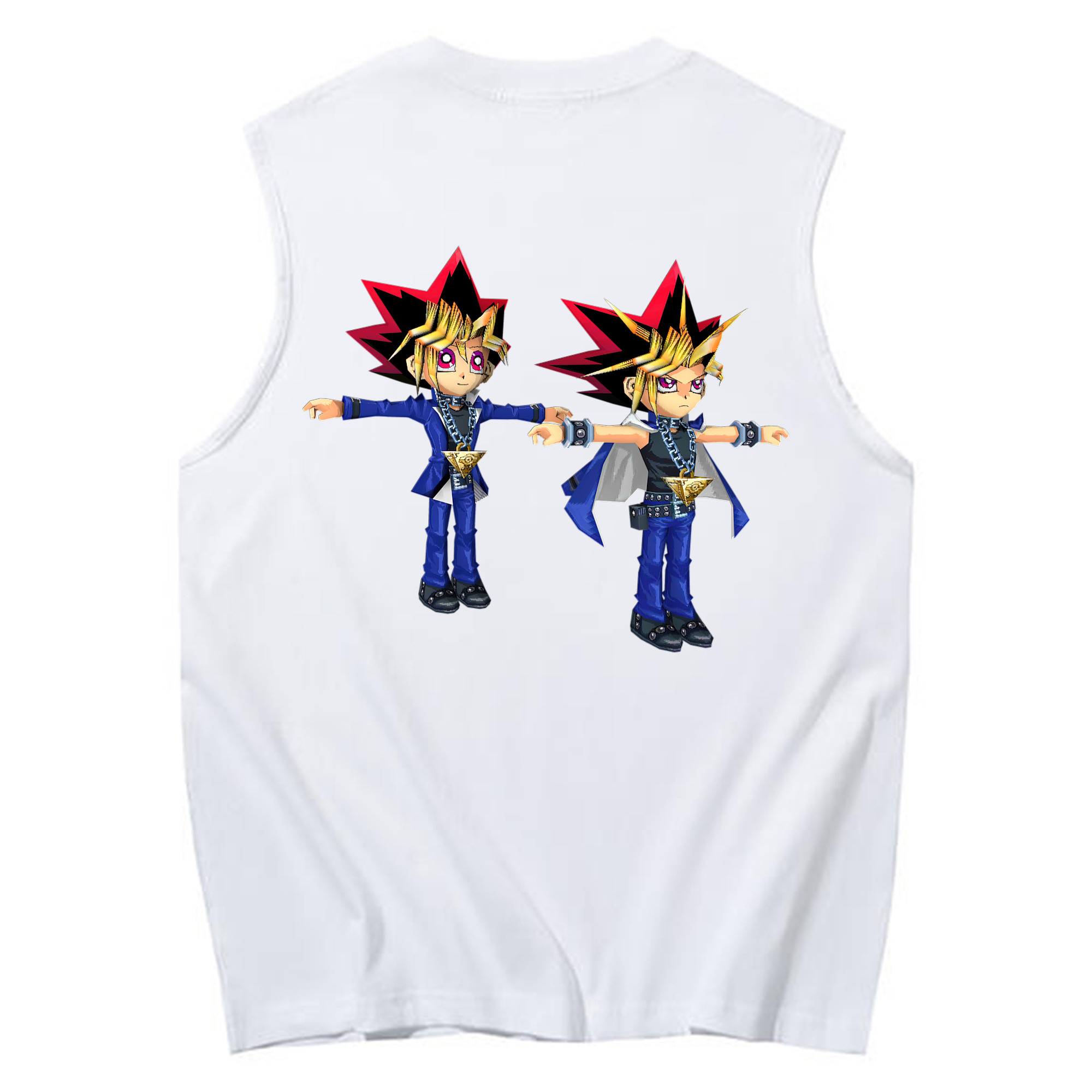 （画像用） 遊☆戯☆王 Yu-Gi-Oh! コットン100％タンクトップ（背面プリント）
