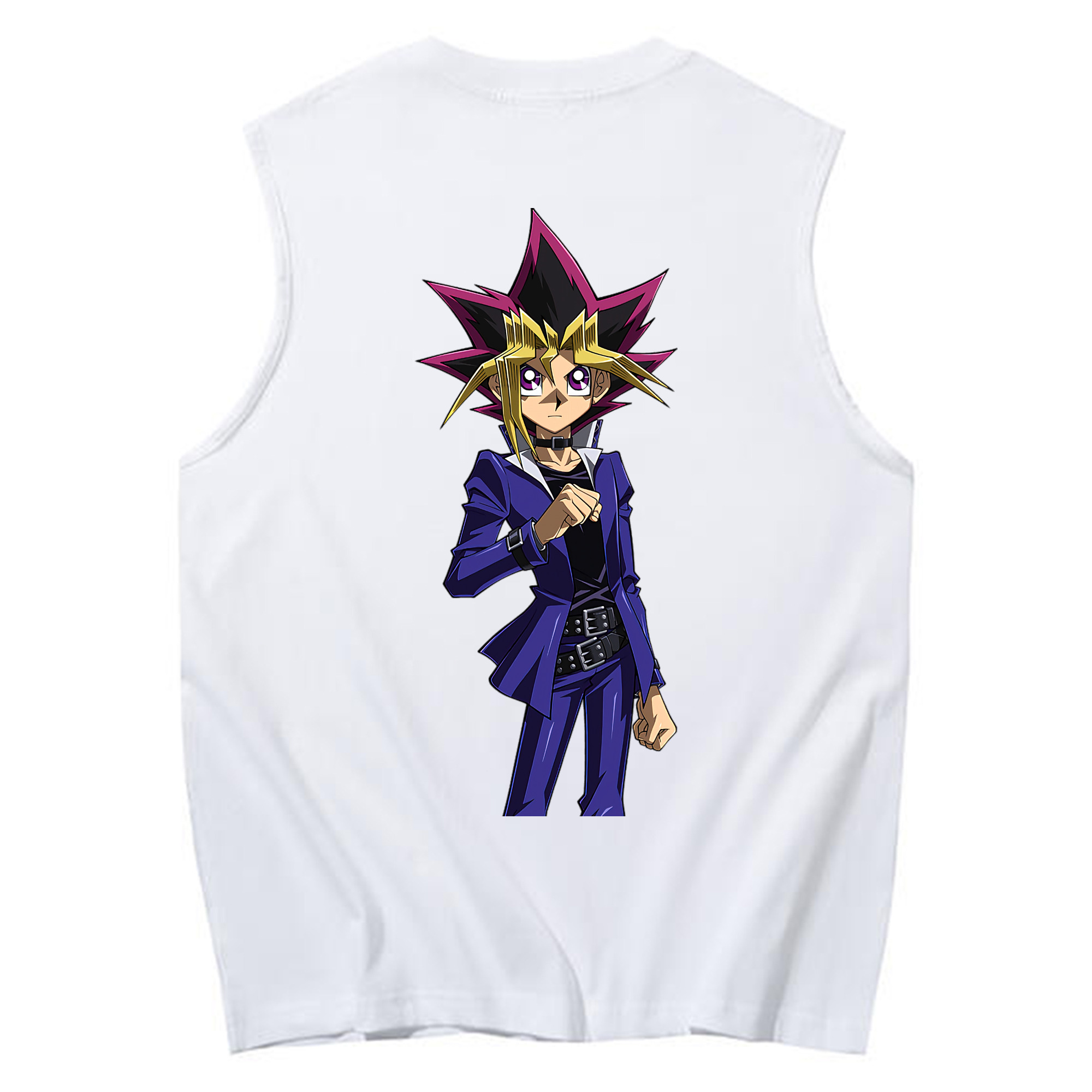（画像用） 遊☆戯☆王 Yu-Gi-Oh! コットン100％タンクトップ（背面プリント）